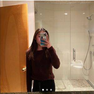Burgundy sweater